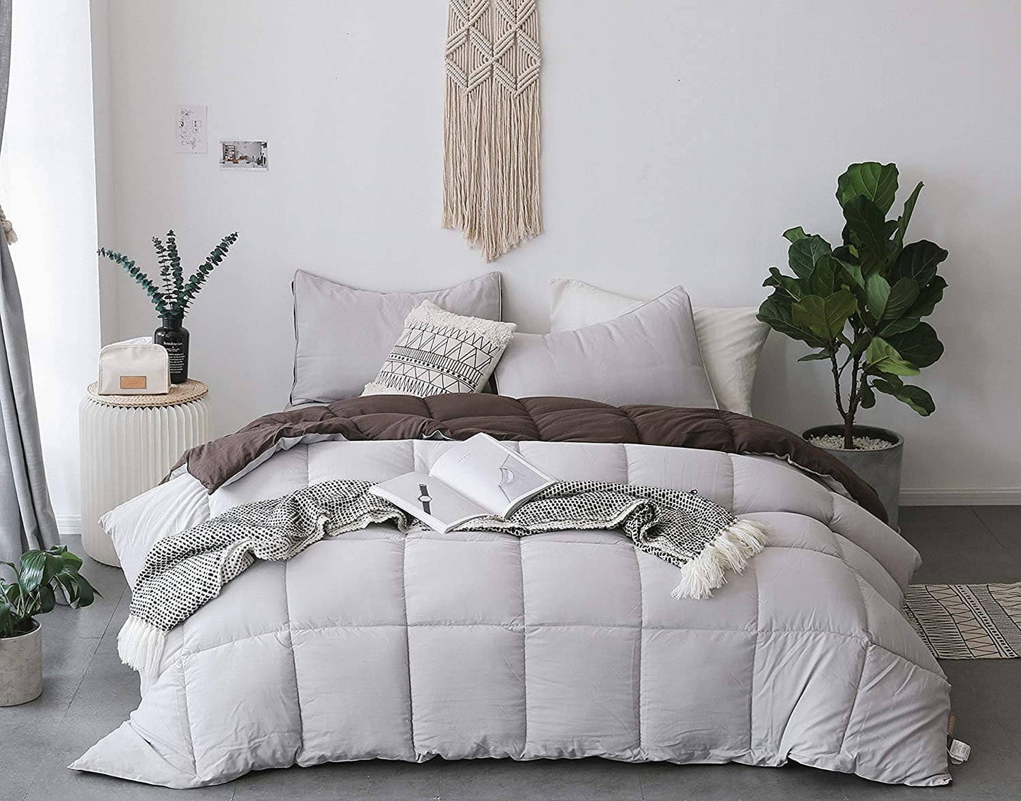 Down Alternative Comforter Set Reversible Duvet Insert