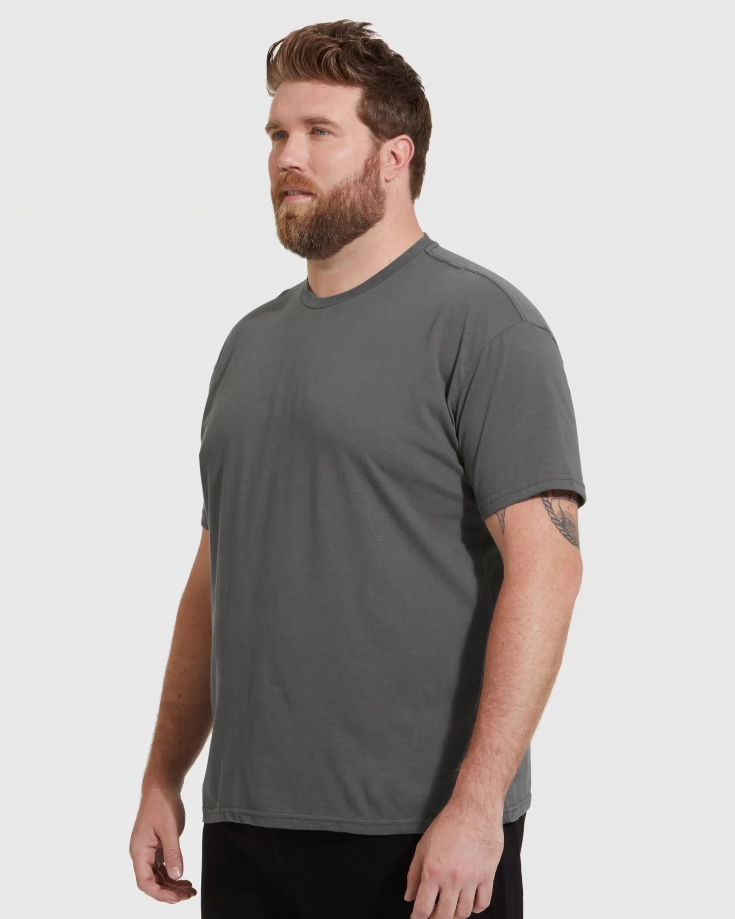 Short Sleeve T-Shirt | Crew Neck | Carbon