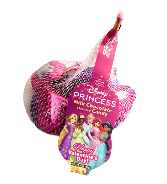 Disney Princess Valentine M/C Hearts 3oz Mesh Bag, 18ct