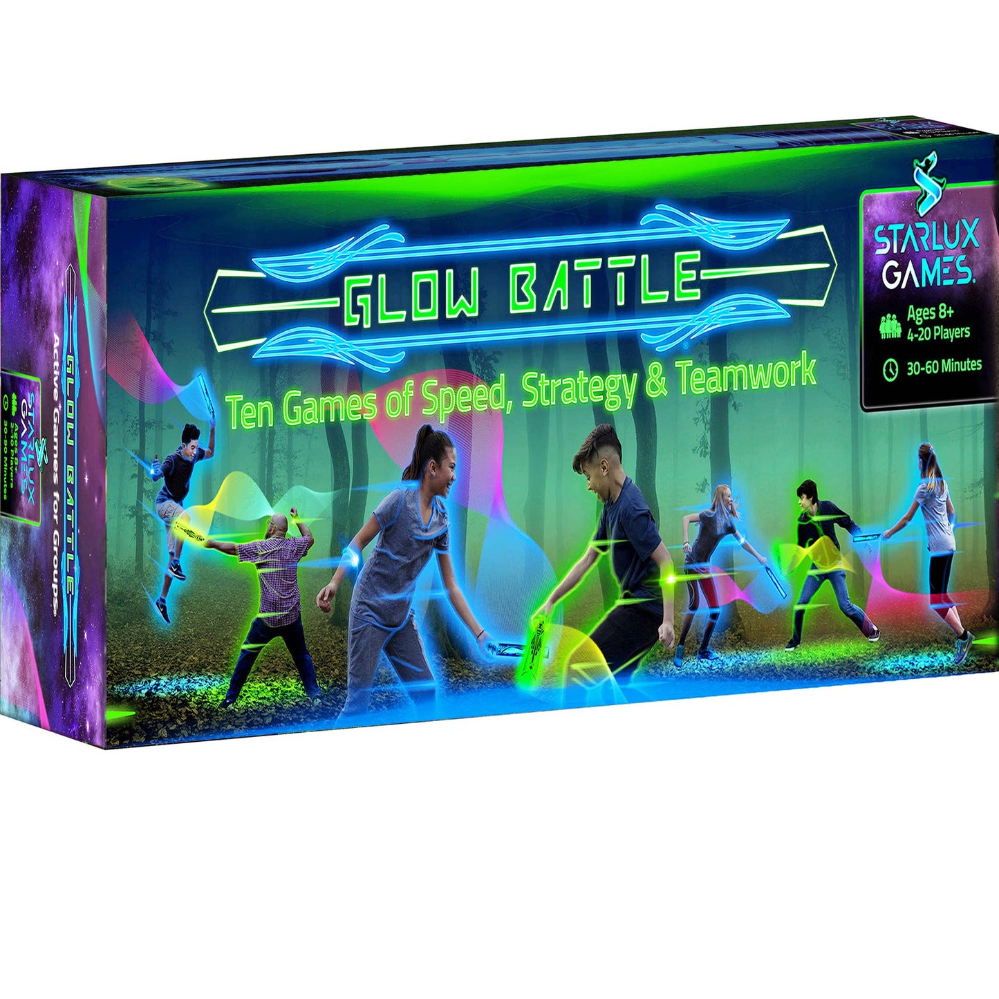Glow Battle Family Pack - A Glow in the Dark Group Game