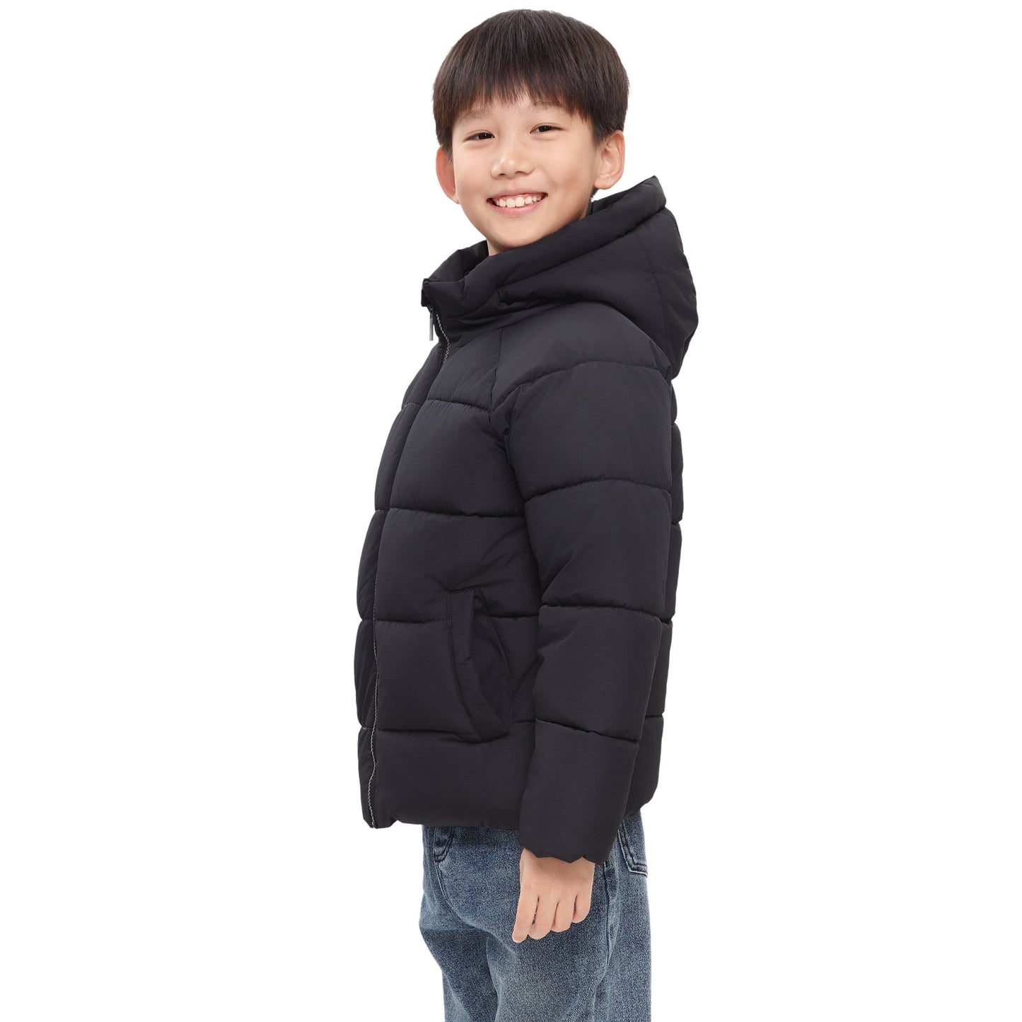 Boys' Ripstop Winter Coat Kids' Fleece Lined Jacket