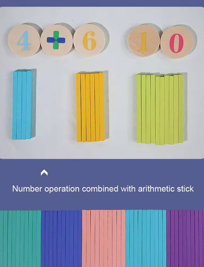 Christmas Mathematical & Educational Wooden Kids Toy