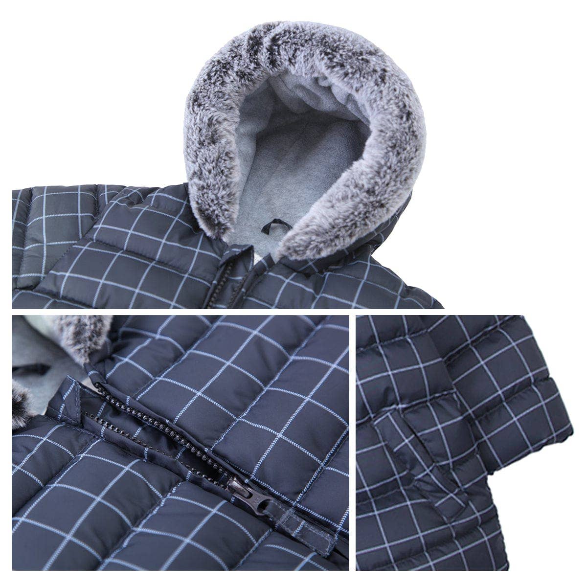 Baby Toddler Boys' Fleece Lined Puffer Jacket