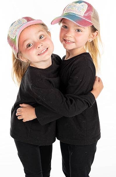 Kids Criss Cross Ponycap - Always Be a Mermaid - Glitter