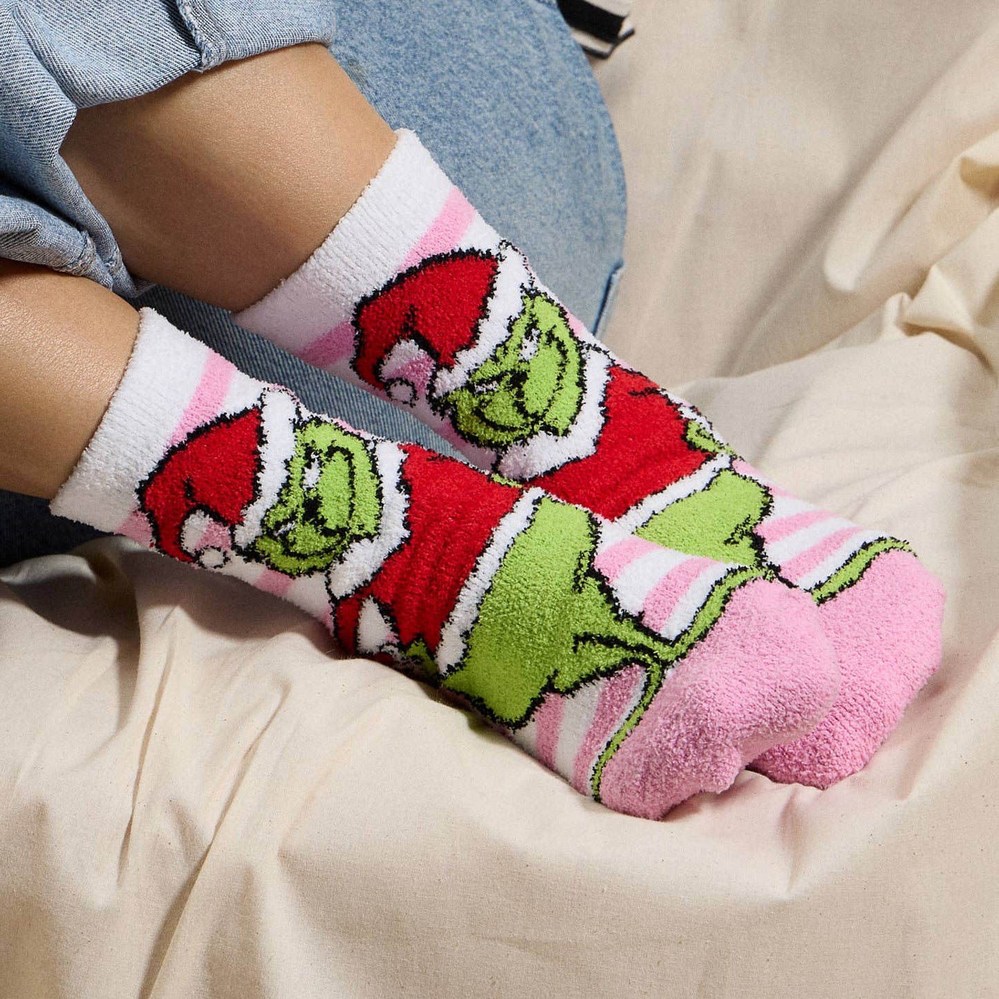Holiday Sock Gift Set with Green Monster Designs