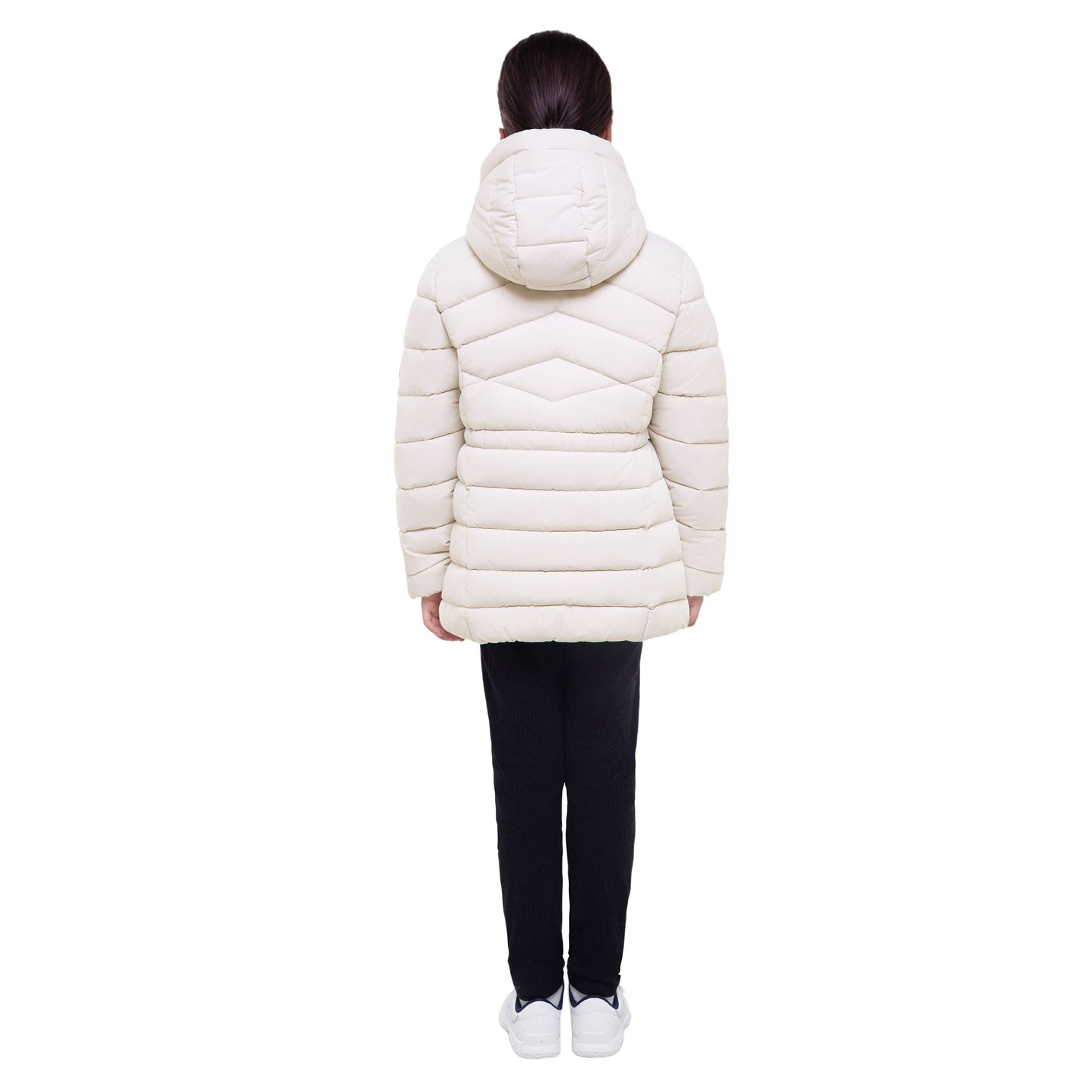 Girls' Light Long Coat Puffer Jacket