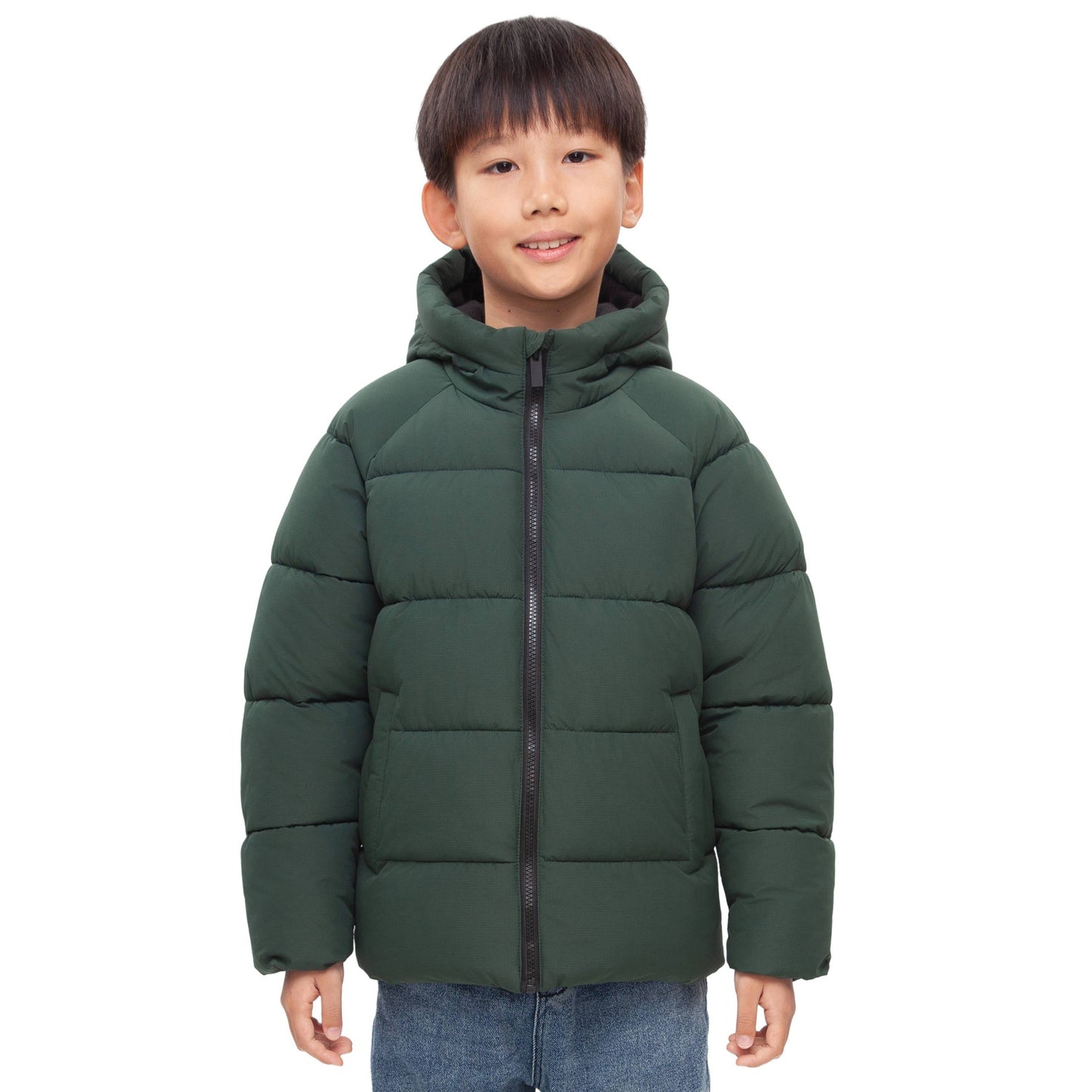 Boys' Ripstop Winter Coat Kids' Fleece Lined Jacket