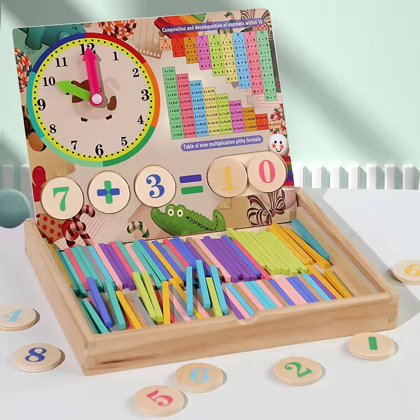 Christmas Mathematical & Educational Wooden Kids Toy