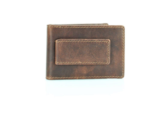 American Bison Bifold Money Clip Card Case 8034