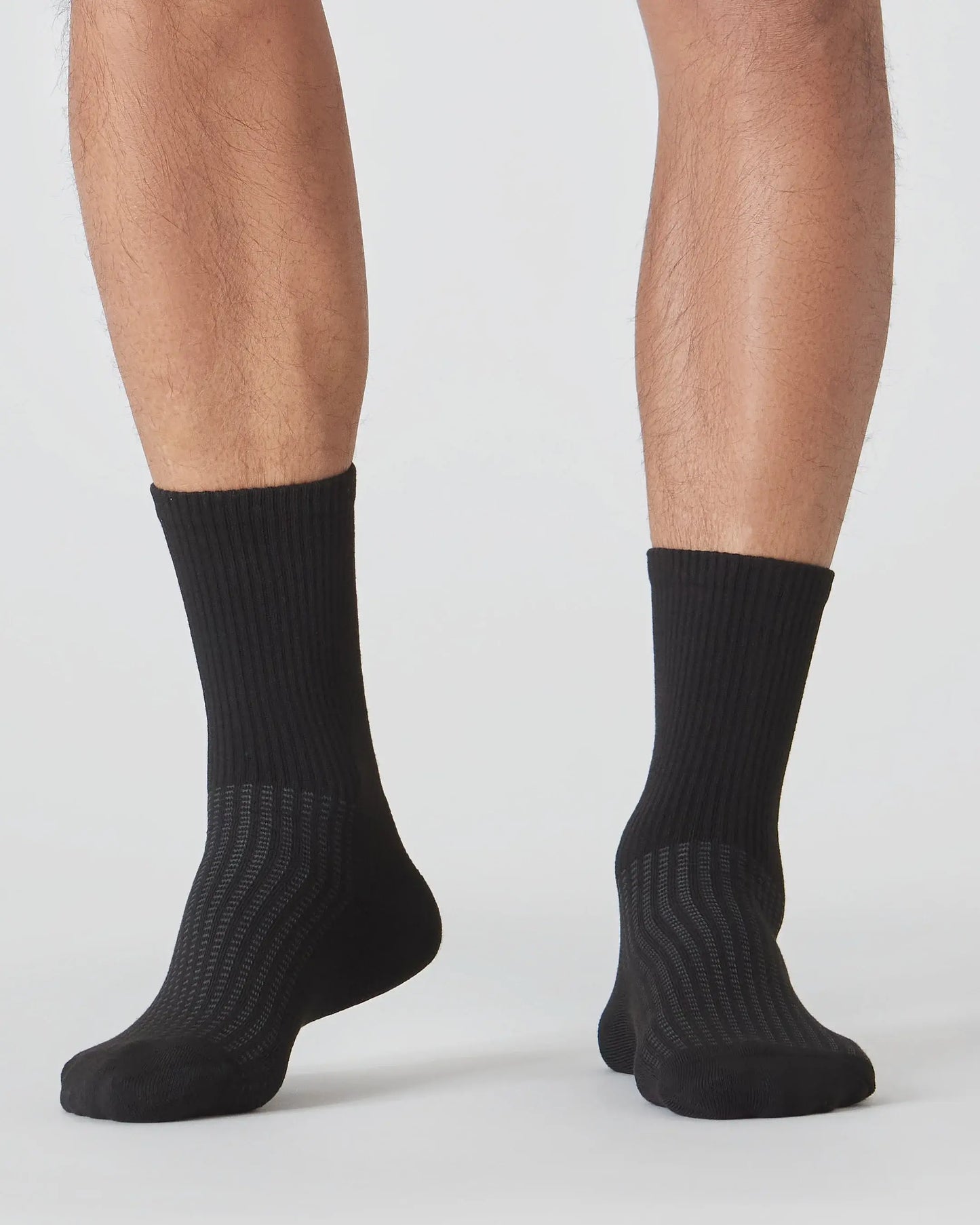 Crew Socks | Active | 3-Pack | Black