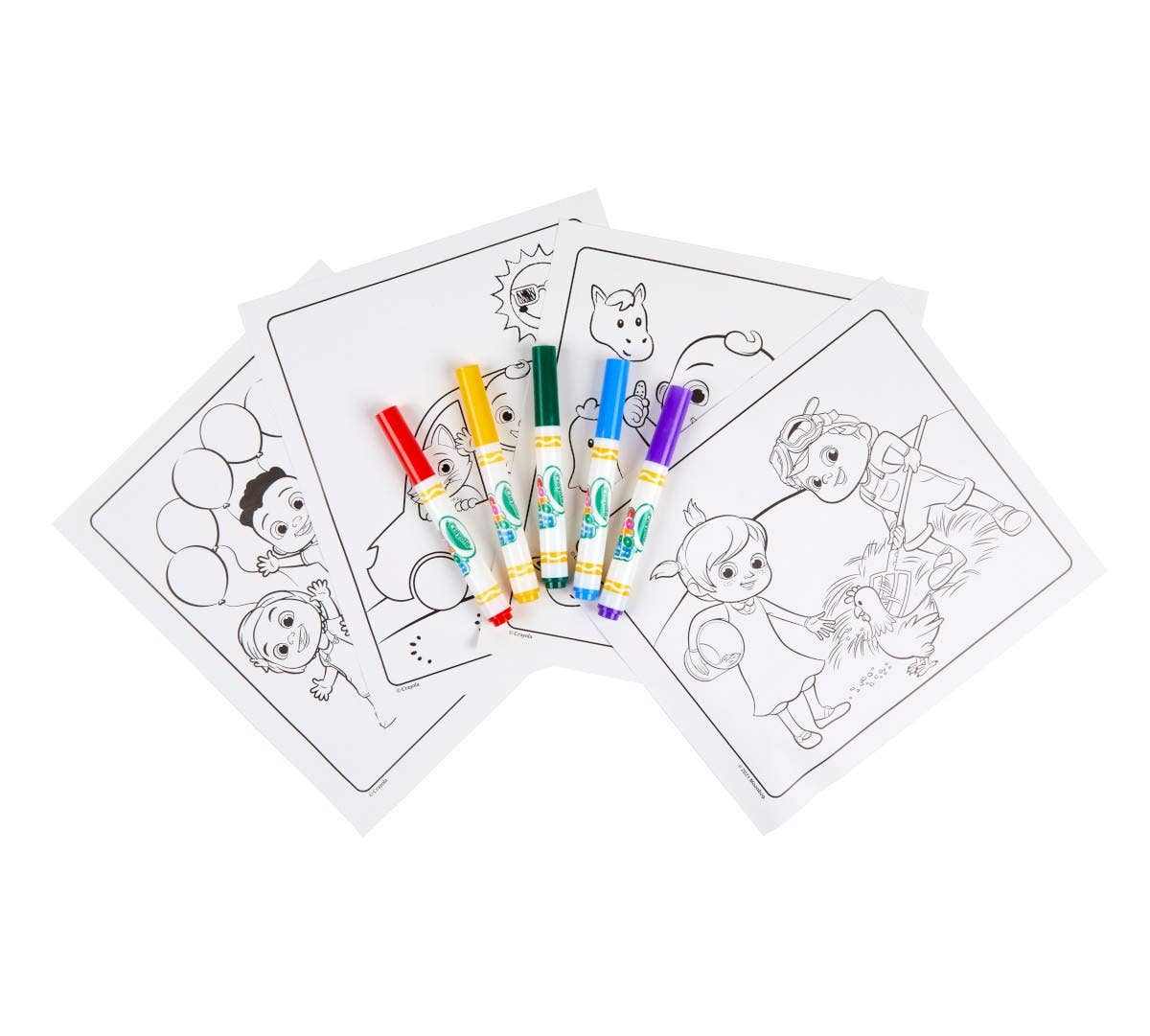 Cocomelon Color Wonder Coloring Pad & Markers by Crayola