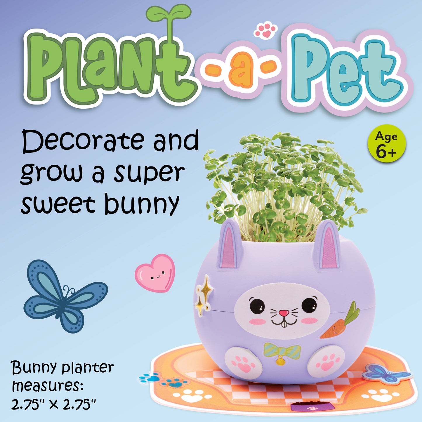 Plant and Decorate a Pet Mini Grow Craft Kit for Kids