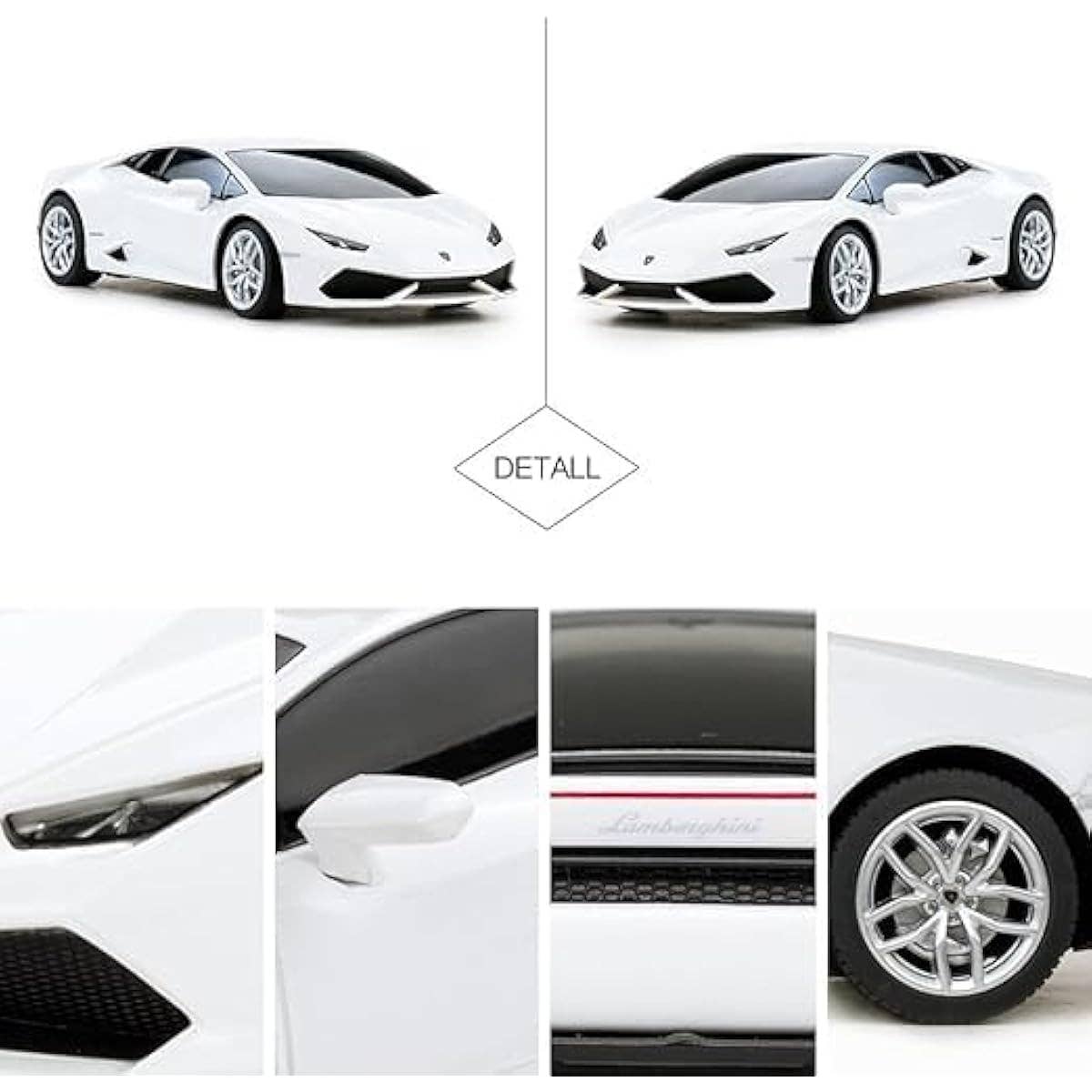 1:24 RC Lamborghini Huracan Sport Car (White)