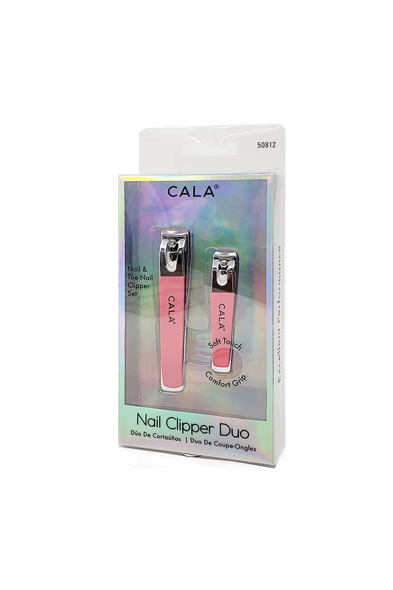 CALA 50812 Coral Soft Touch Clipper Duo Set