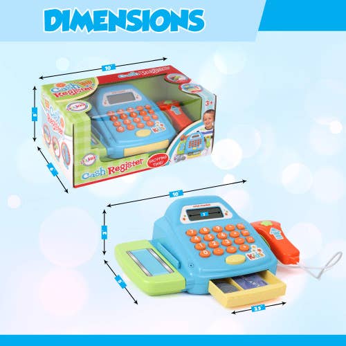 Playkidz Interactive Cash Register with Scanner & Conveyor