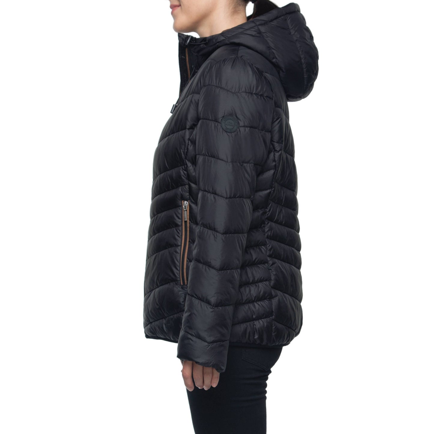 Women's Light Curvy Fit Puffer Jacket Coat