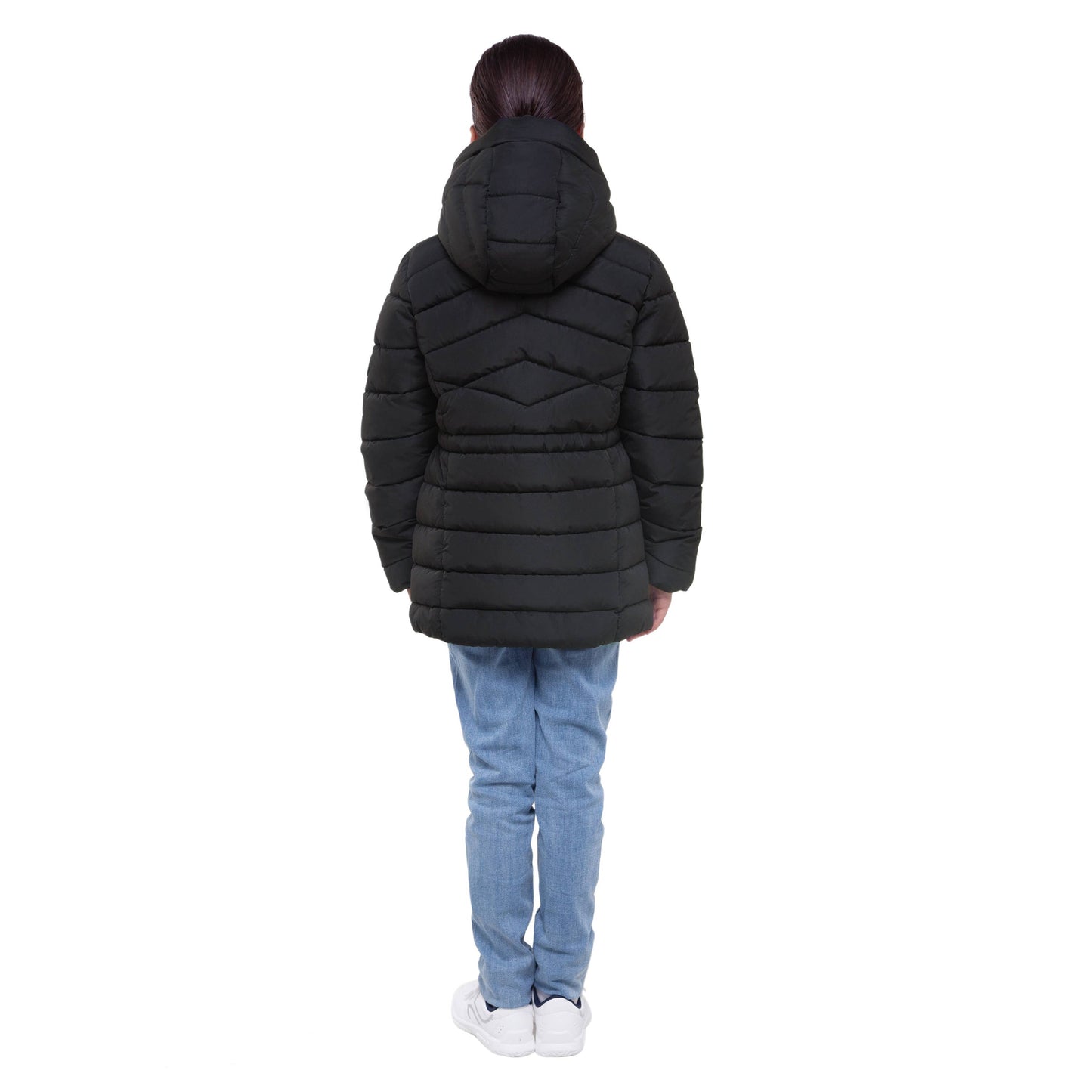 Girls' Light Long Coat Puffer Jacket