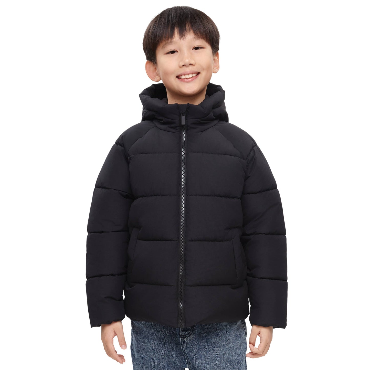 Boys' Ripstop Winter Coat Kids' Fleece Lined Jacket