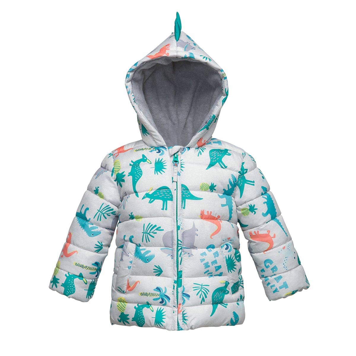 Baby Toddler Boys' Fleece Lined Puffer Jacket