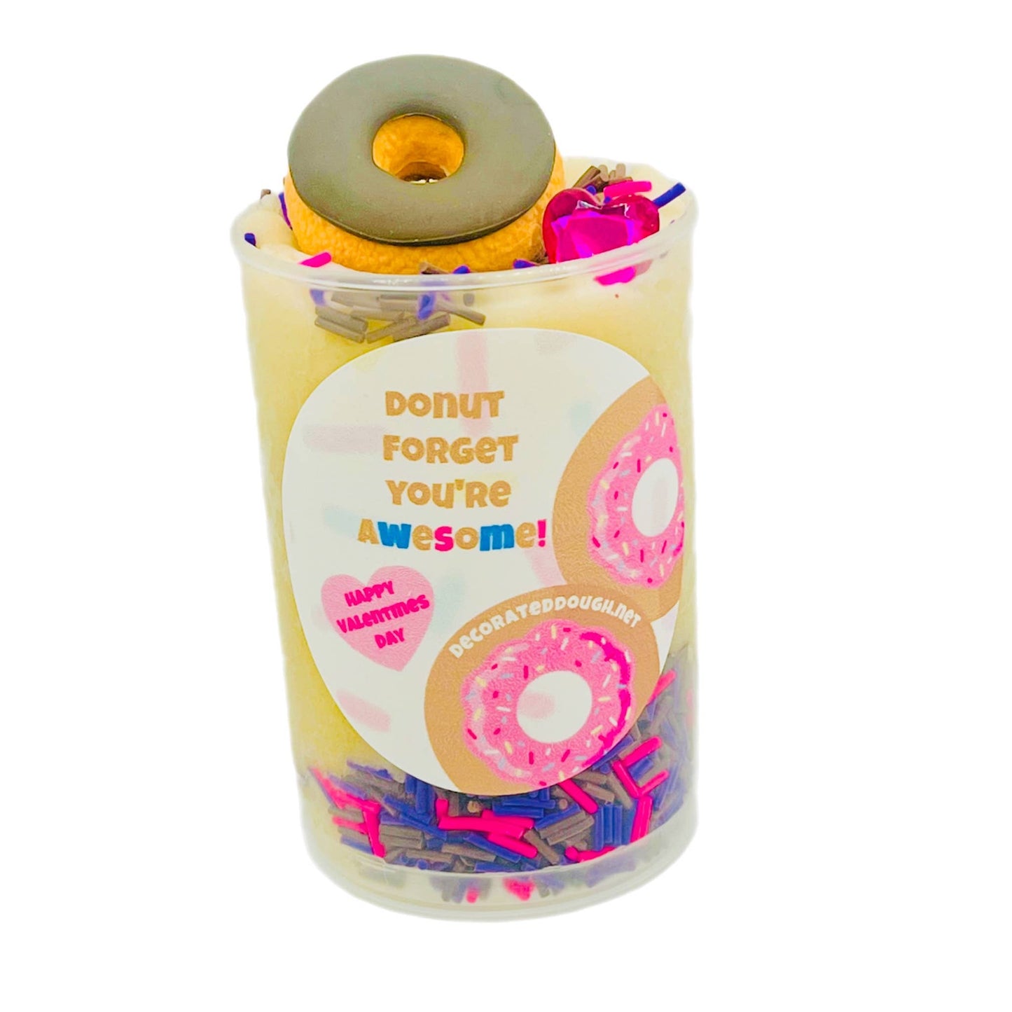 Valentine's Play Dough Push Pops