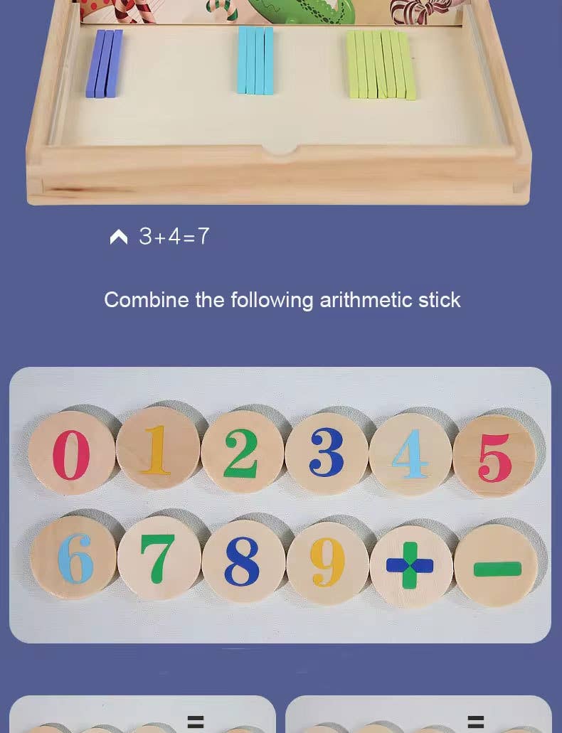 Christmas Mathematical & Educational Wooden Kids Toy