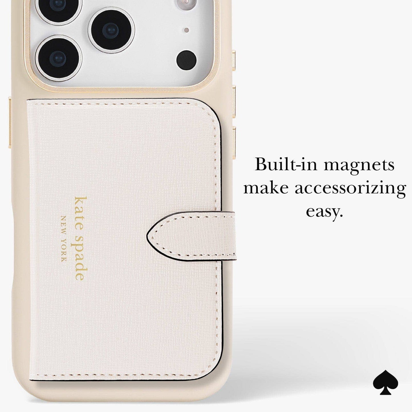 Kate spade new york Icon Perfect Beige MagSafe iPhone 17 Pro