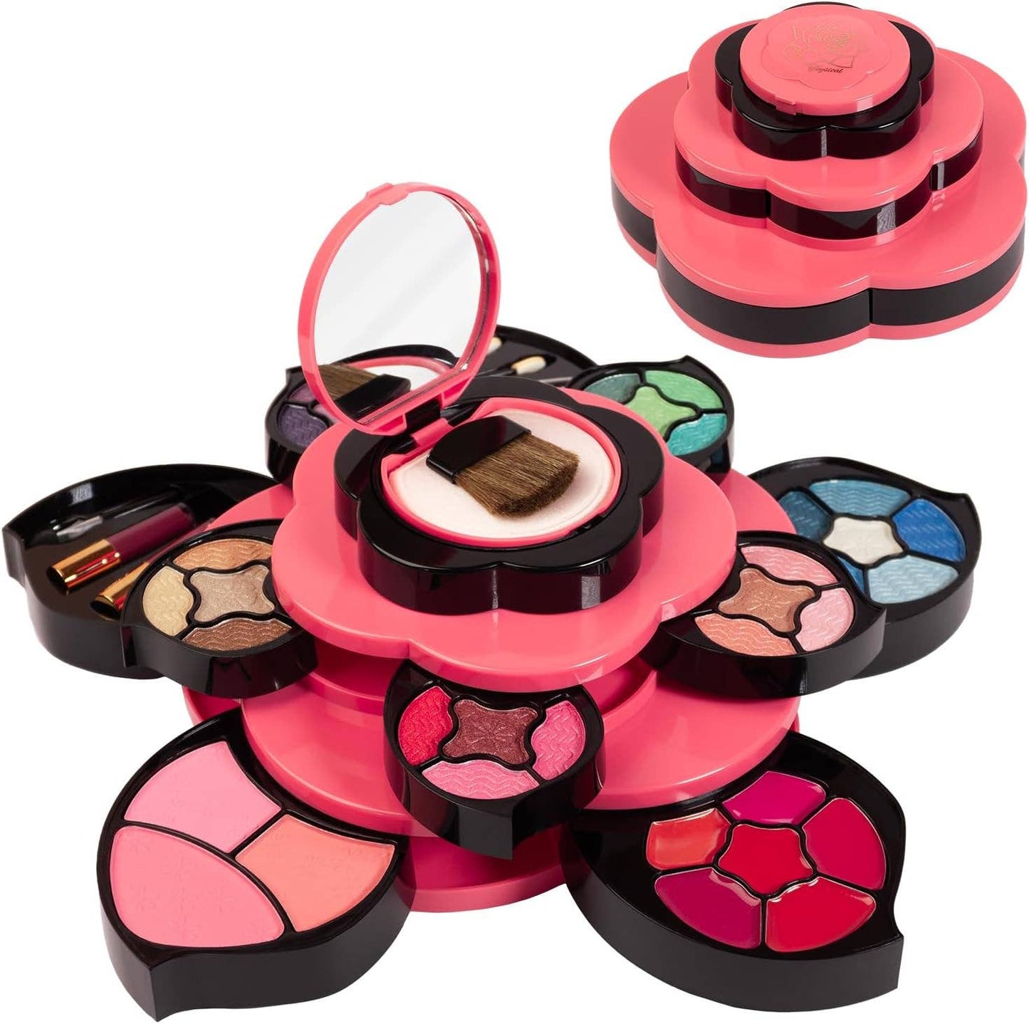 Layered Flower Shaped Makeup Palette - Ultimate Colors