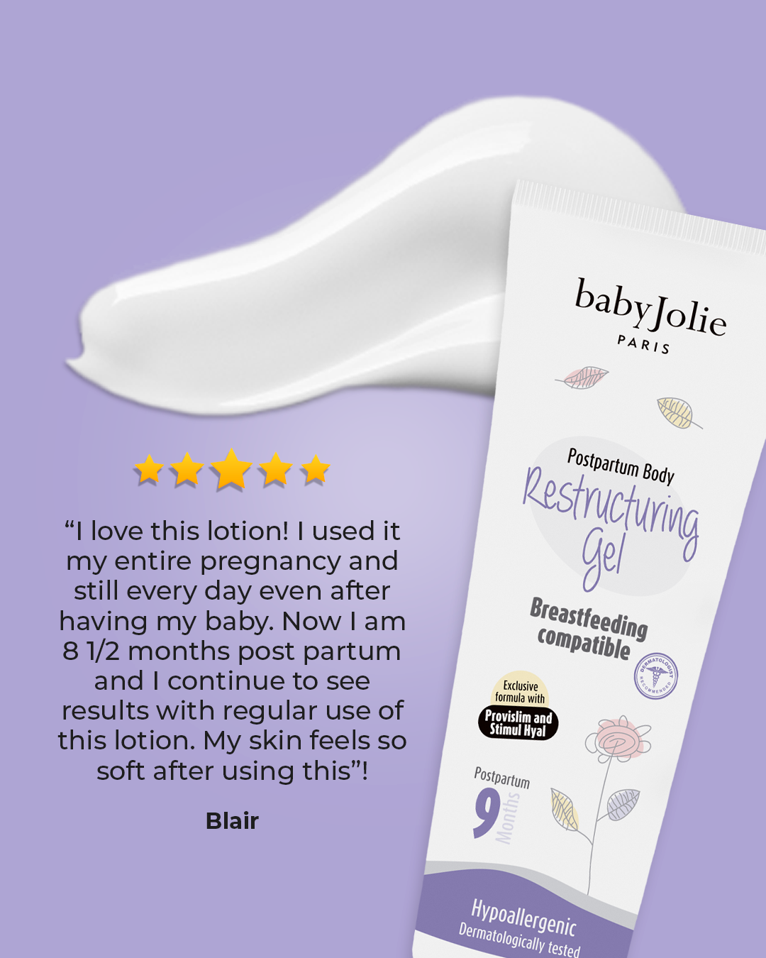 Baby Jolie Postpartum Body Restructuring Gel | Firming Cream