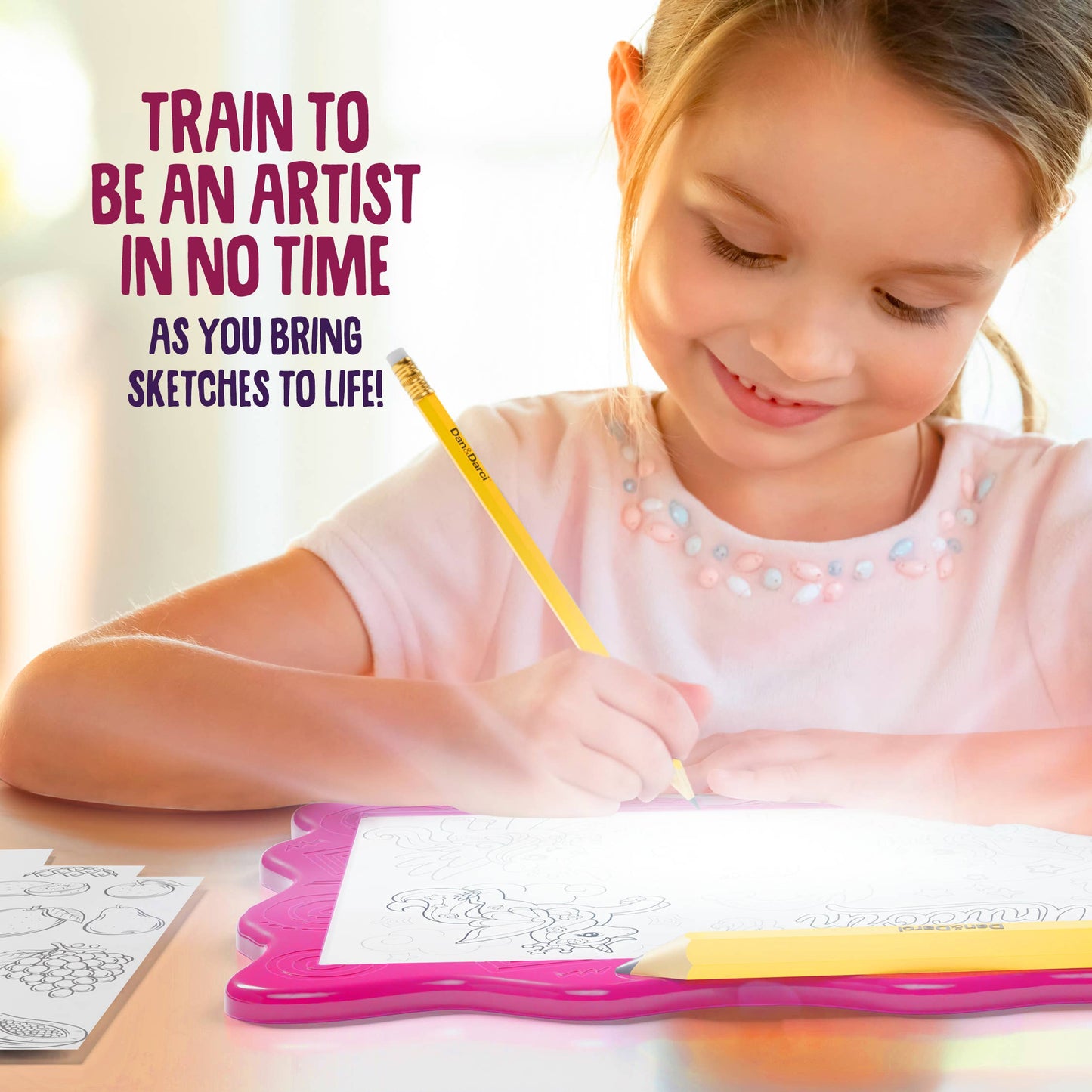 Light Up Tracing Pad for Kids - Craft Kit for Girls & Boys