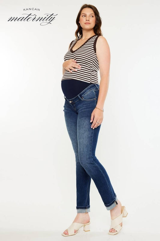OPEN PACK MATERNITY FULL BAND STRAIGHT-KC4504D