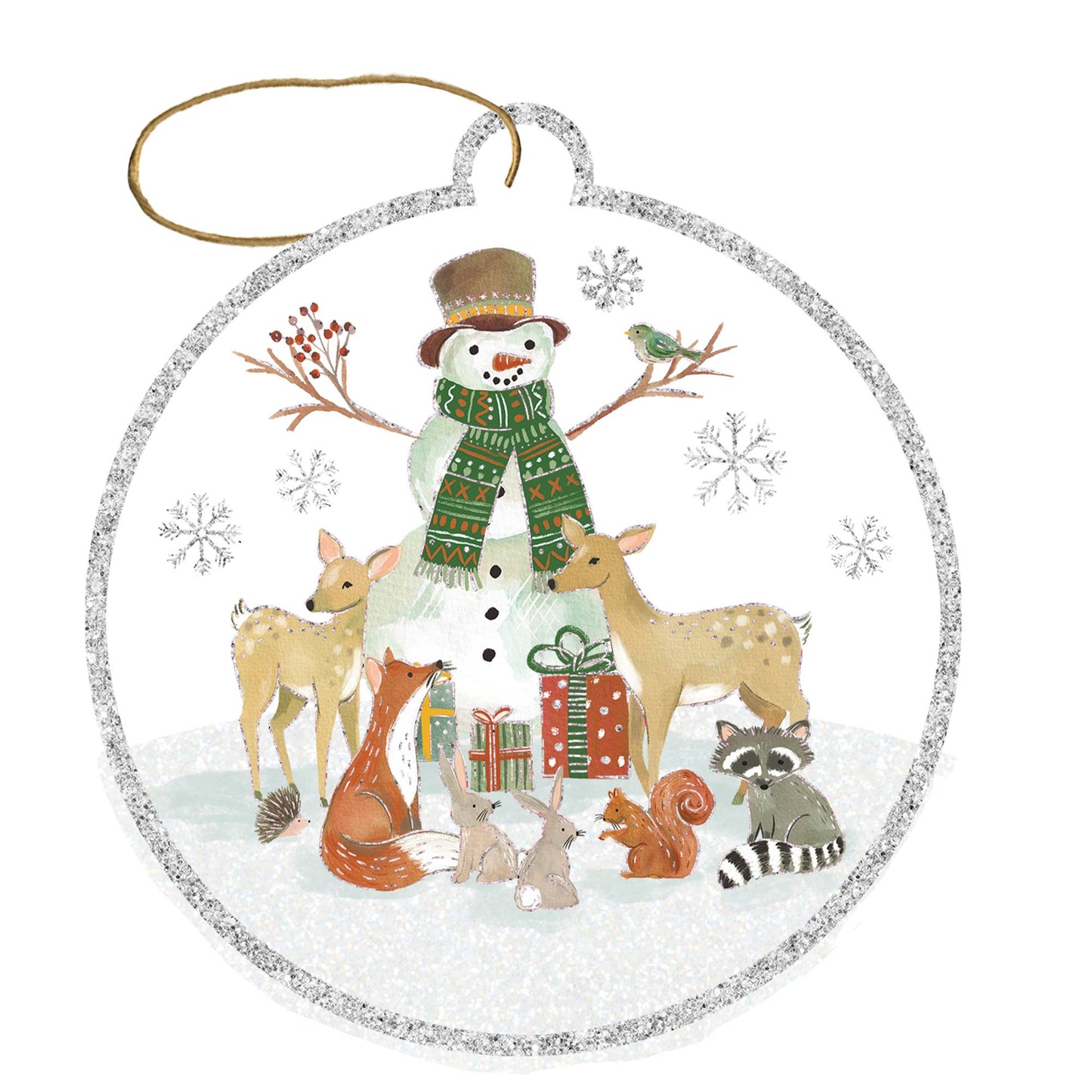 Gift Tags w/ Tie String - Holiday Woodland