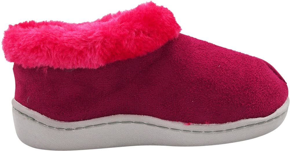 Norty Little Kid / Big Kid Girl's Fleece Memory Foam Slip On