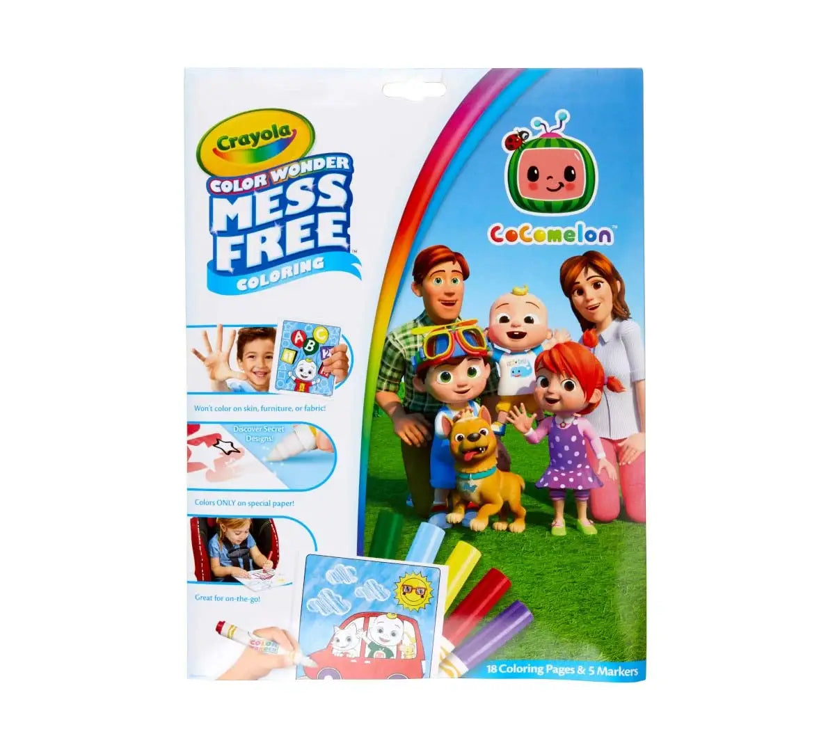 Cocomelon Color Wonder Coloring Pad & Markers by Crayola
