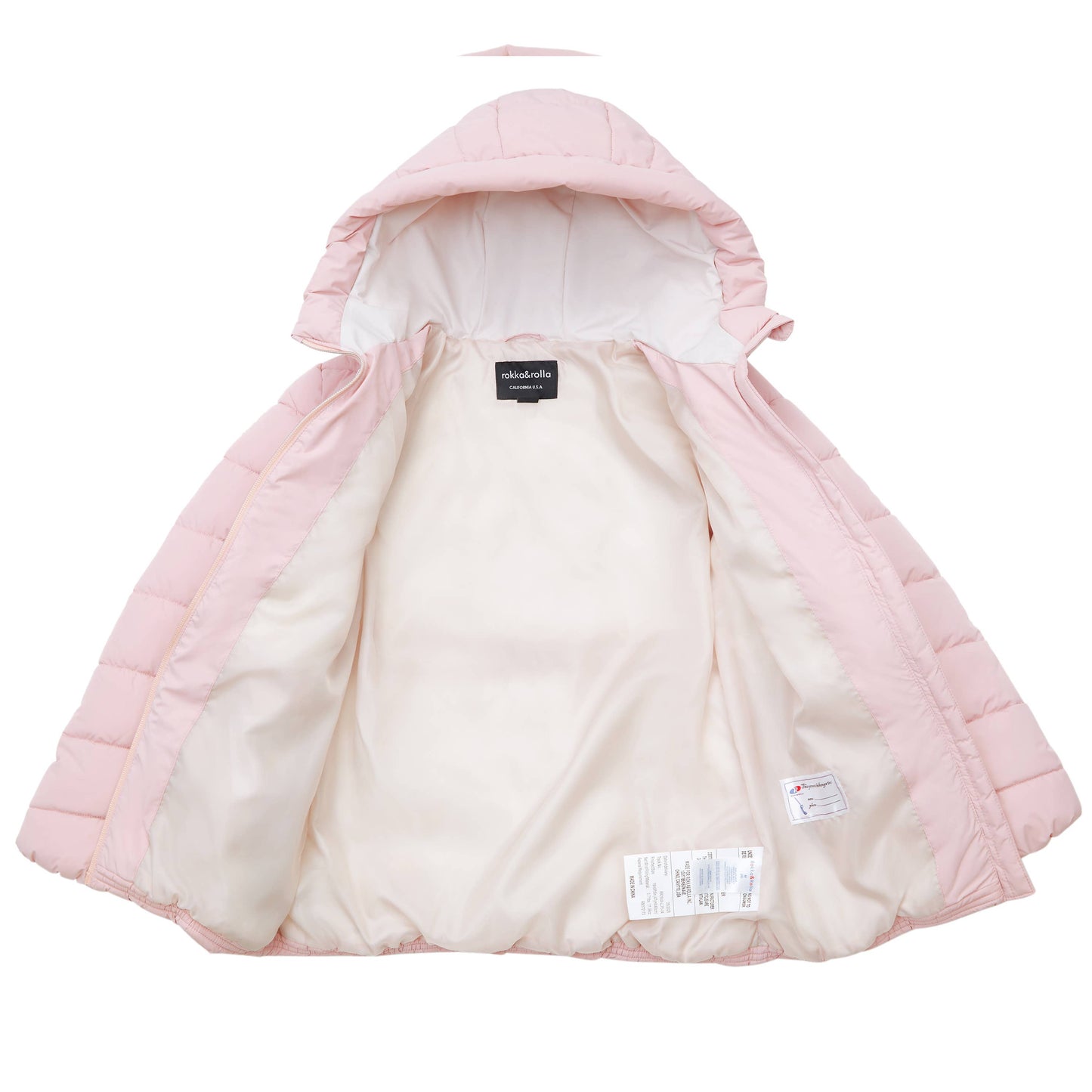 Girls' Light Long Coat Puffer Jacket