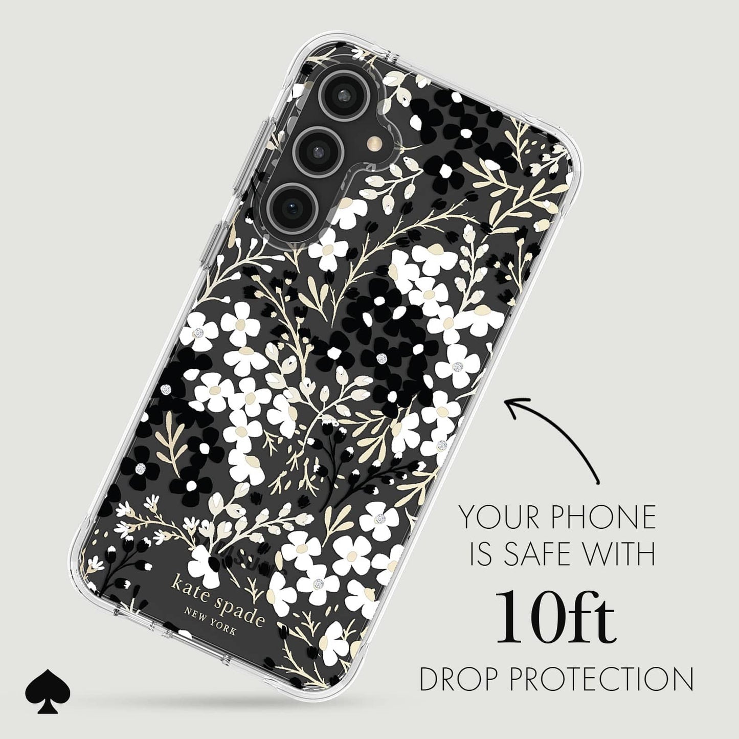 Kate spade new york Samsung Galaxy S23 FE Black and White