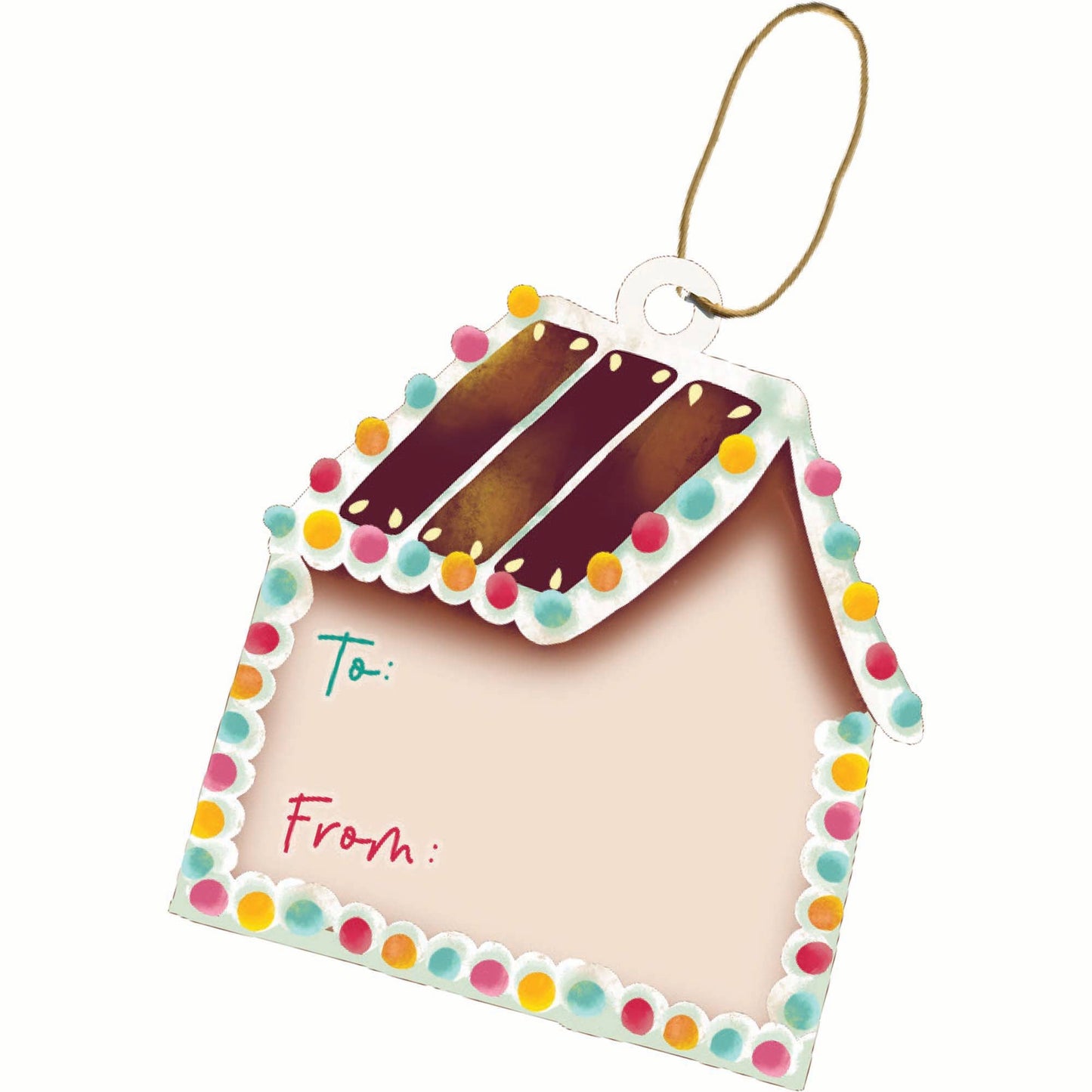 Gingerbread Dreams - Gift Tags w/ Tie String
