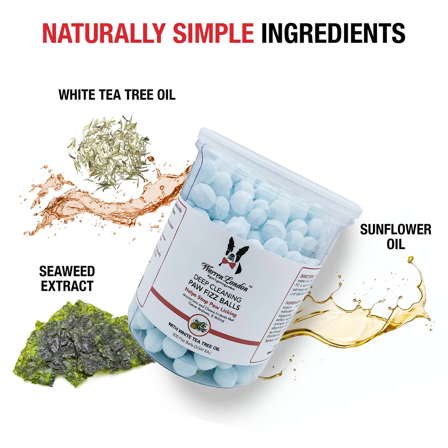 Deep Cleaning Paw Fizz Soak