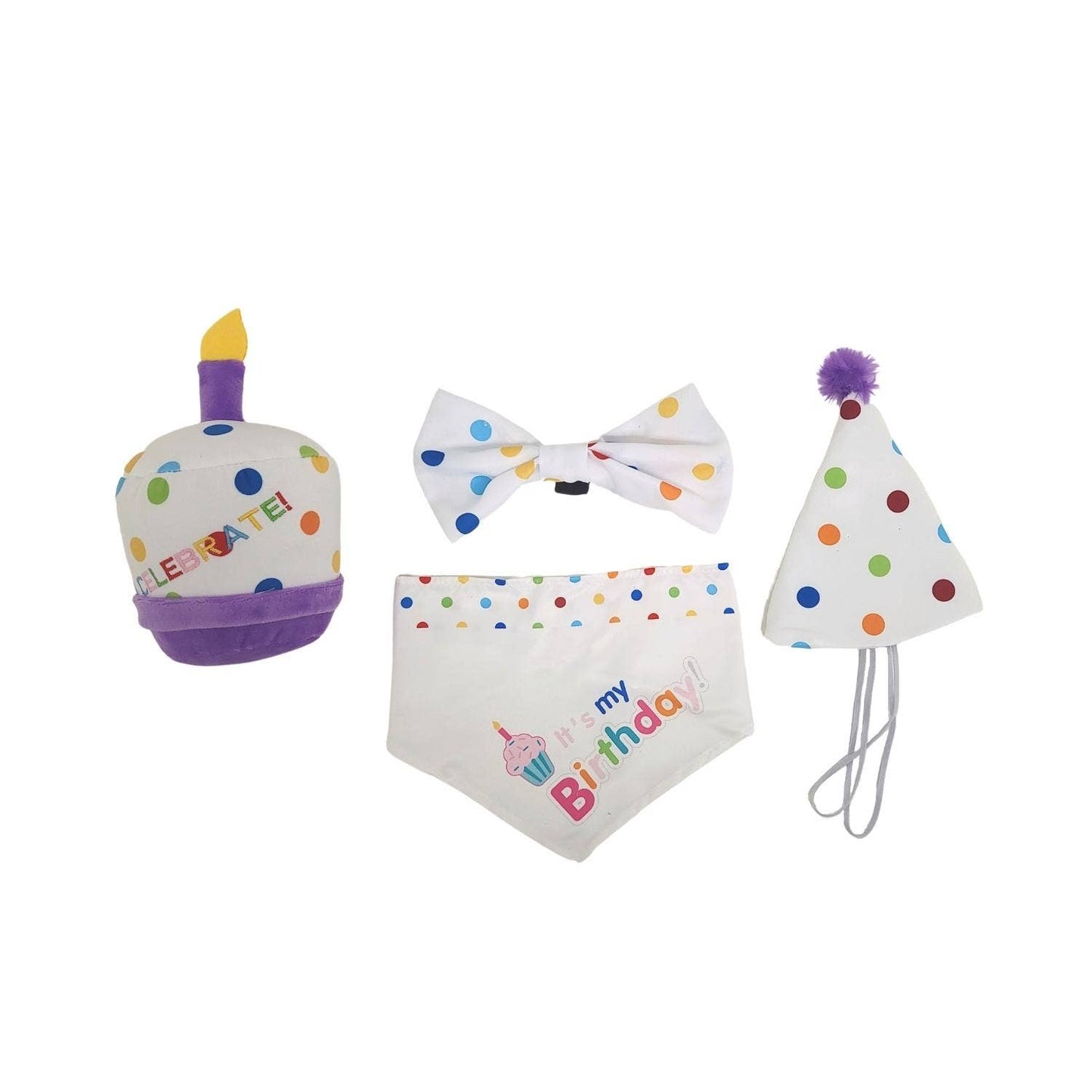 4-Piece Dog Birthday Kit – Celebrate in Style!