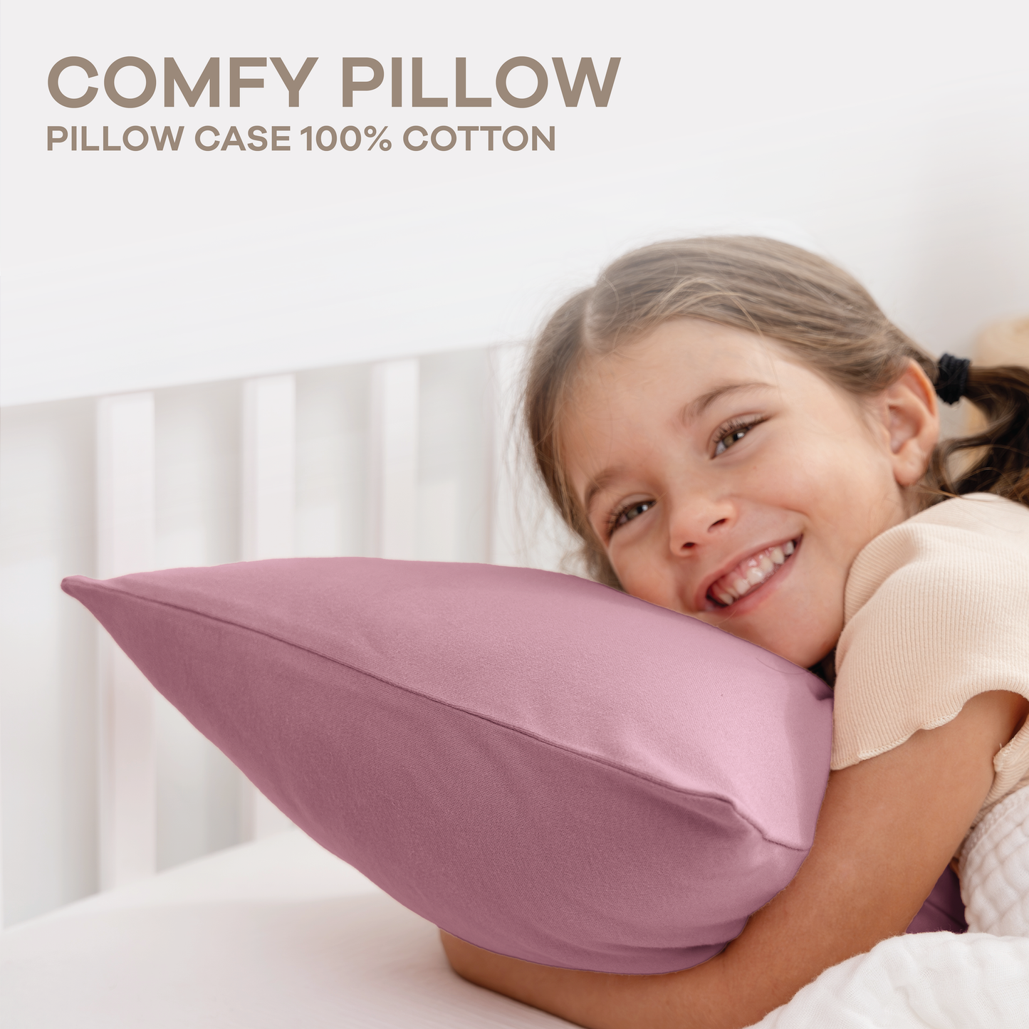 Toddler Pillow, Breathable Kids Travel Pillow by Comfy Cubs