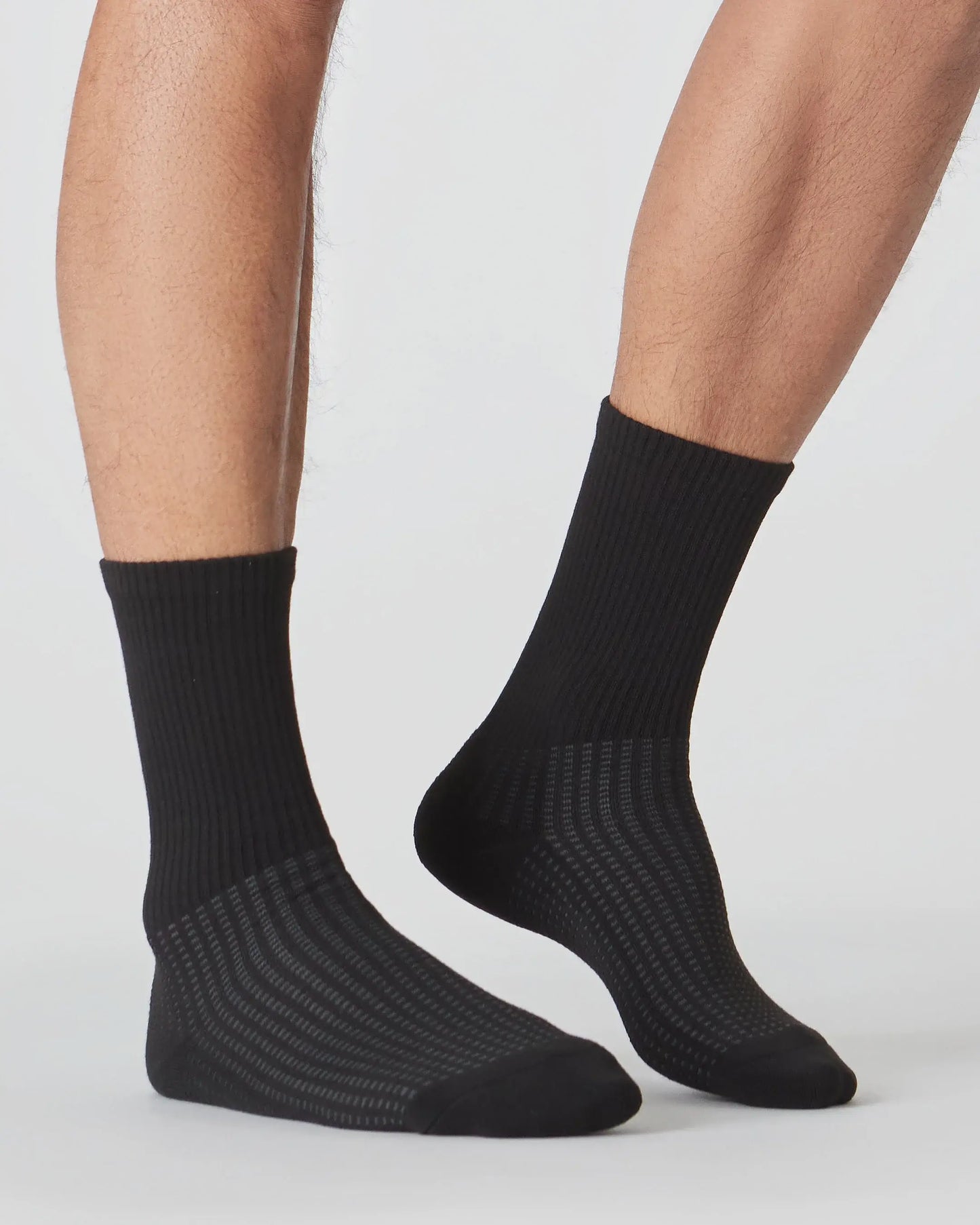 Crew Socks | Active | 3-Pack | Black