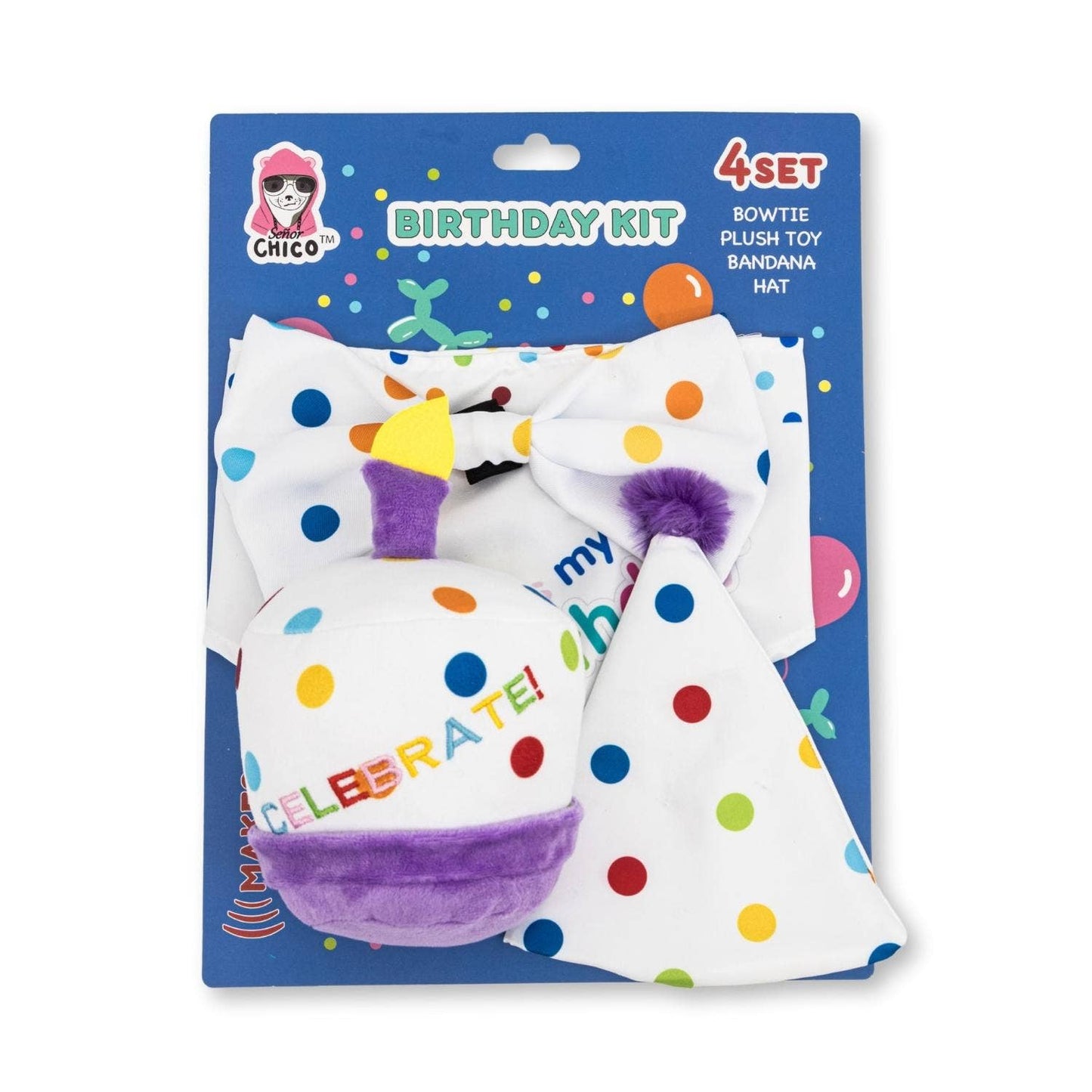 4-Piece Dog Birthday Kit – Celebrate in Style!