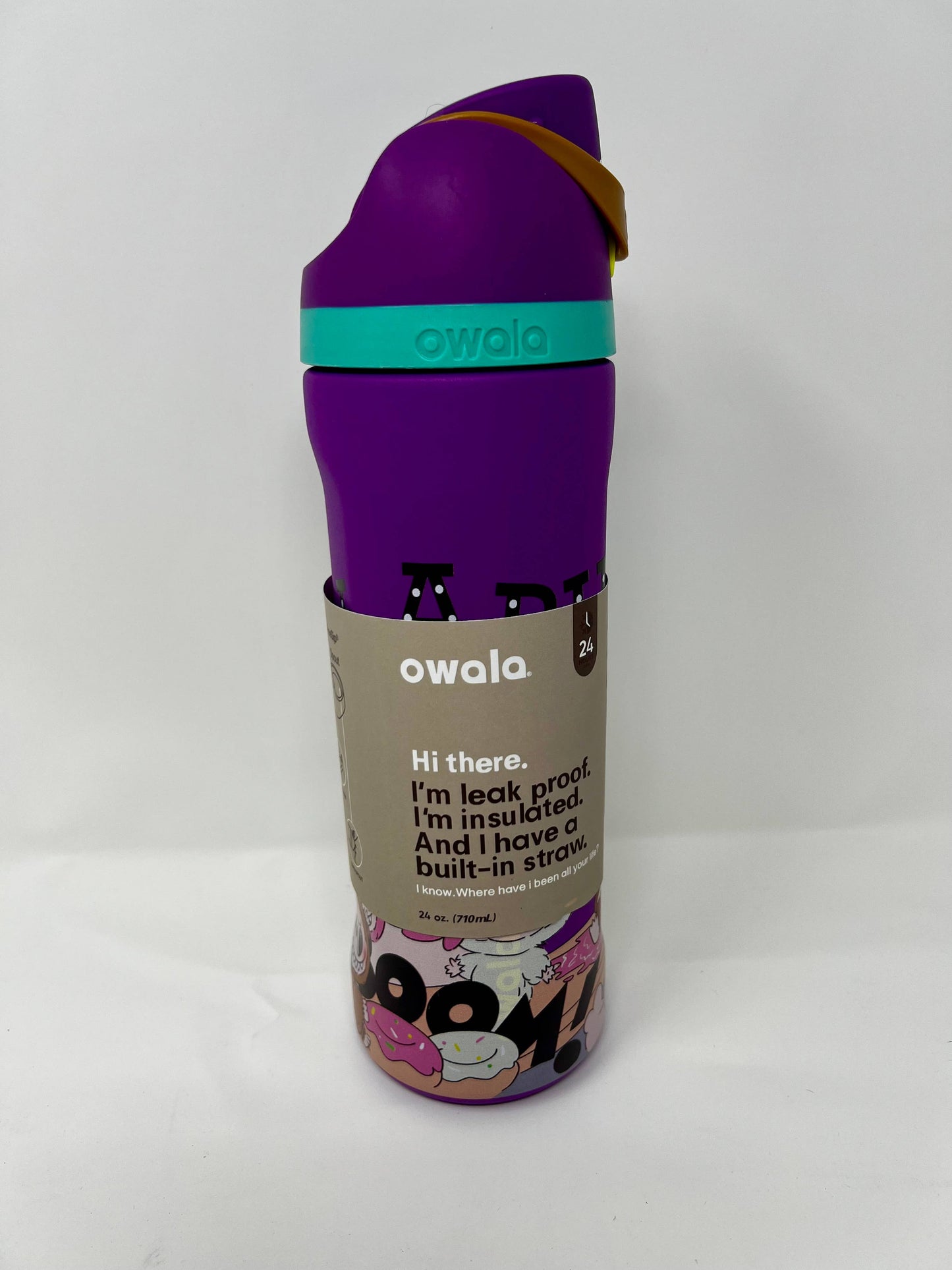 Labubu Printed Owala Bottle – Exciting Macaron Design