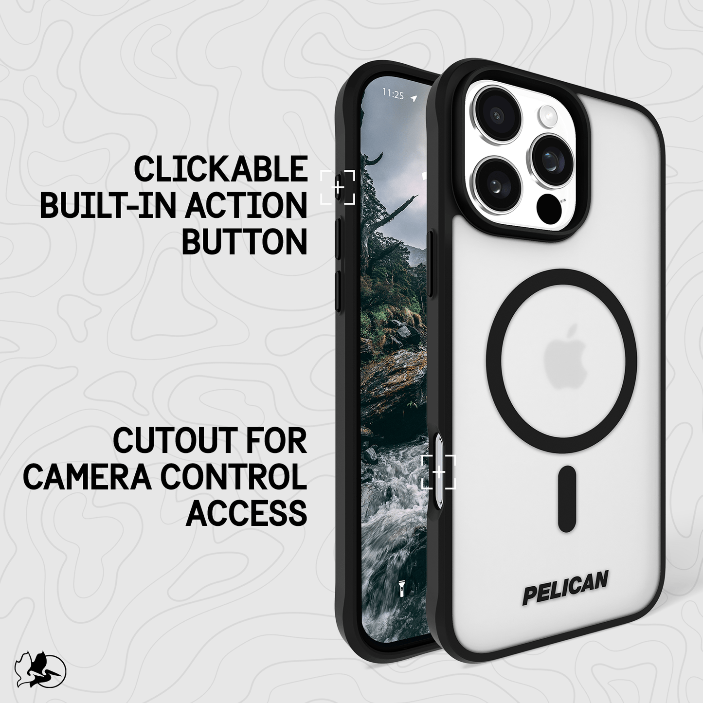Pelican Ranger Frosted Clear MagSafe - iPhone 16 Pro Max