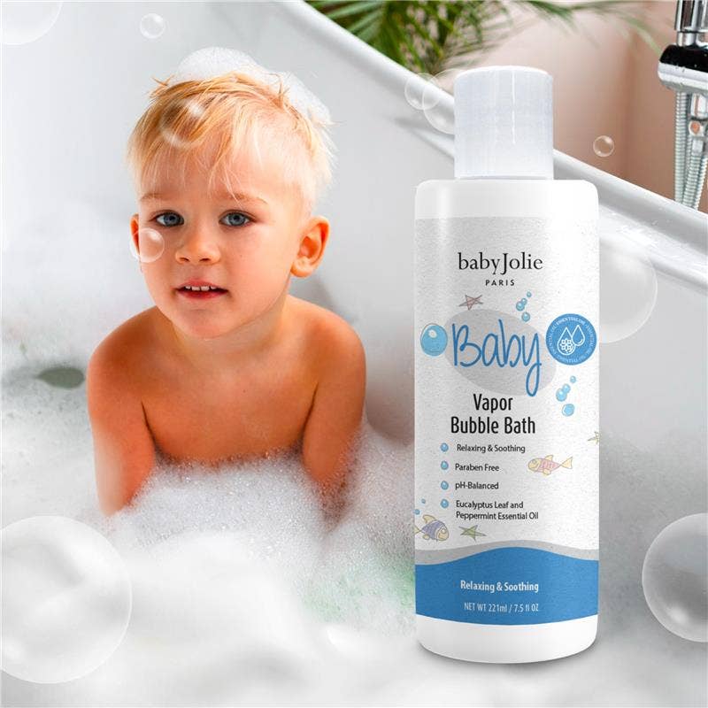 Baby Jolie Vapor Bubble Bath for Kids | Hypoallergenic
