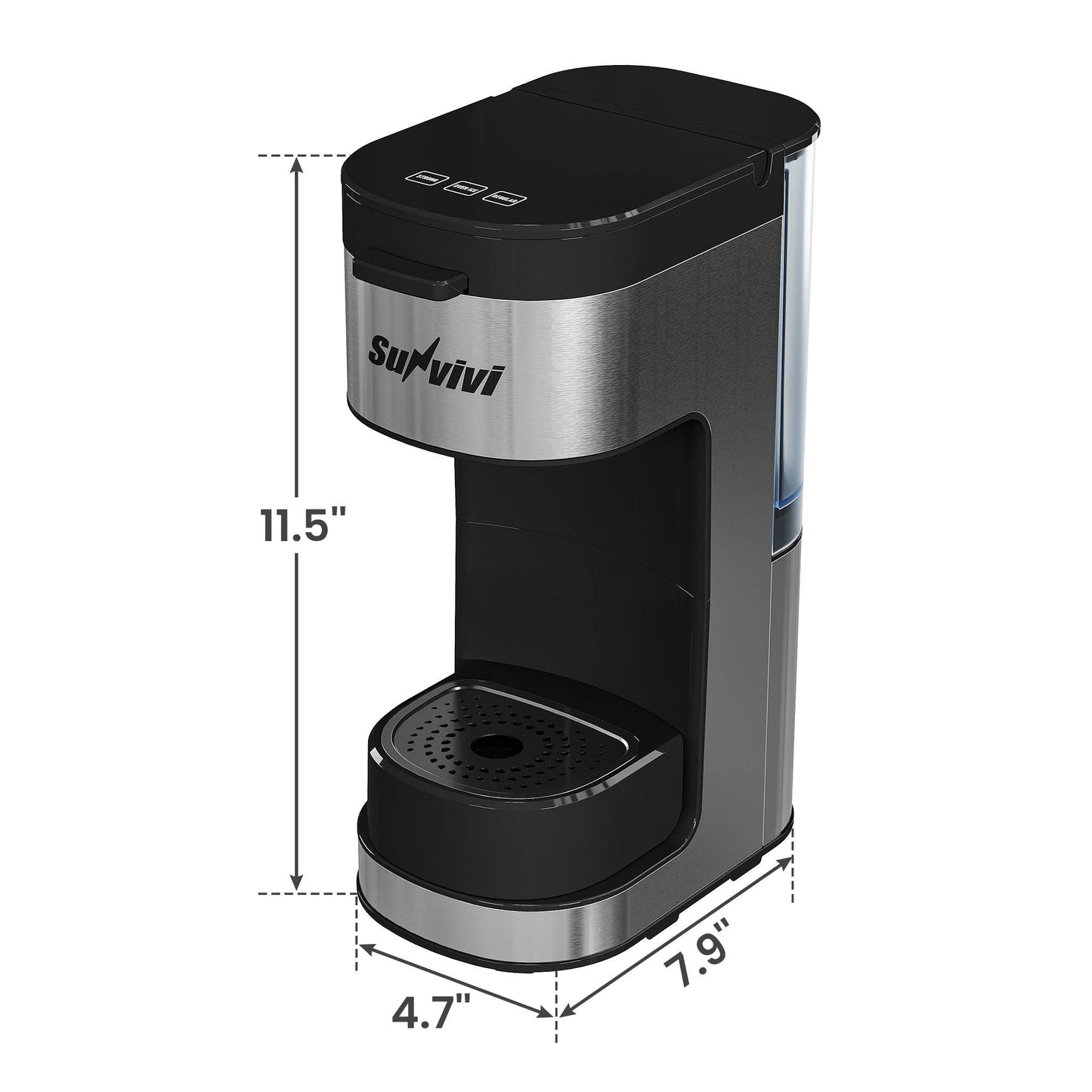 Iced & Hot Coffee Maker, Single Serve Coffee Maker