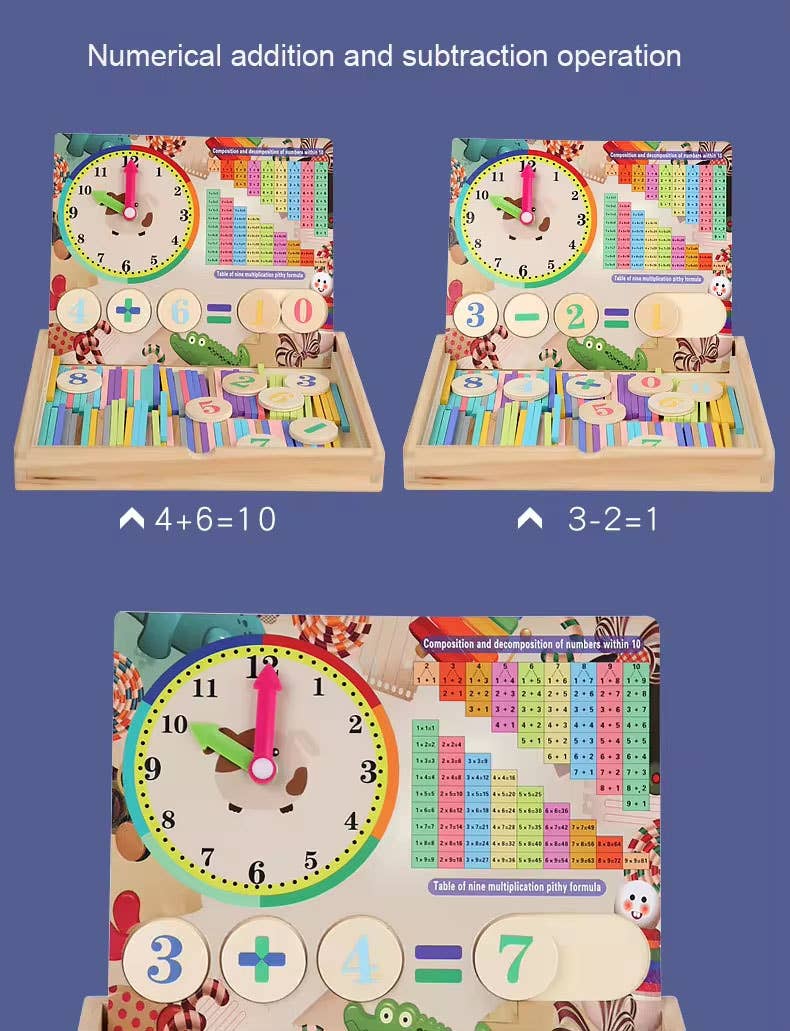 Christmas Mathematical & Educational Wooden Kids Toy