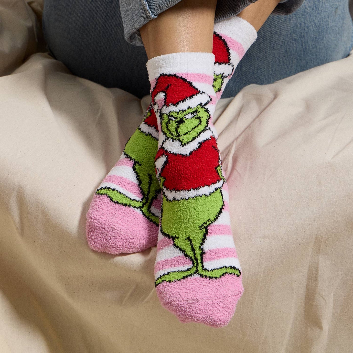 Holiday Sock Gift Set with Green Monster Designs