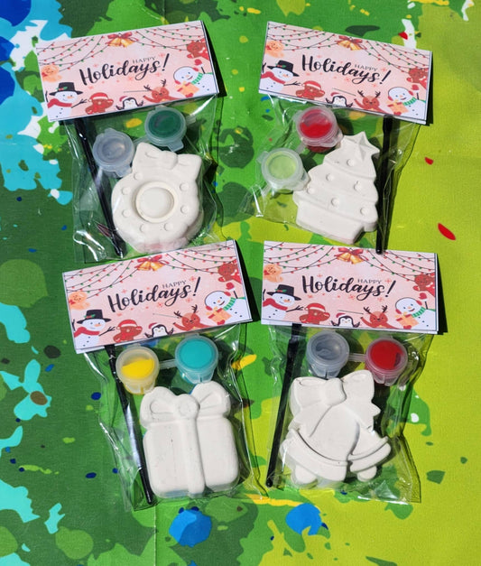 Christmas Mini Paint Kits - Party Favors - Christmas Party