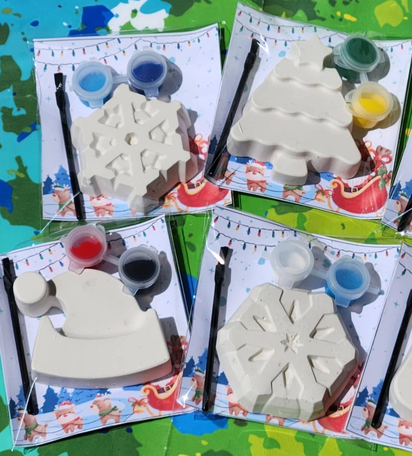 Christmas Paint Your Own Kits | Holiday Party Favors | DIY