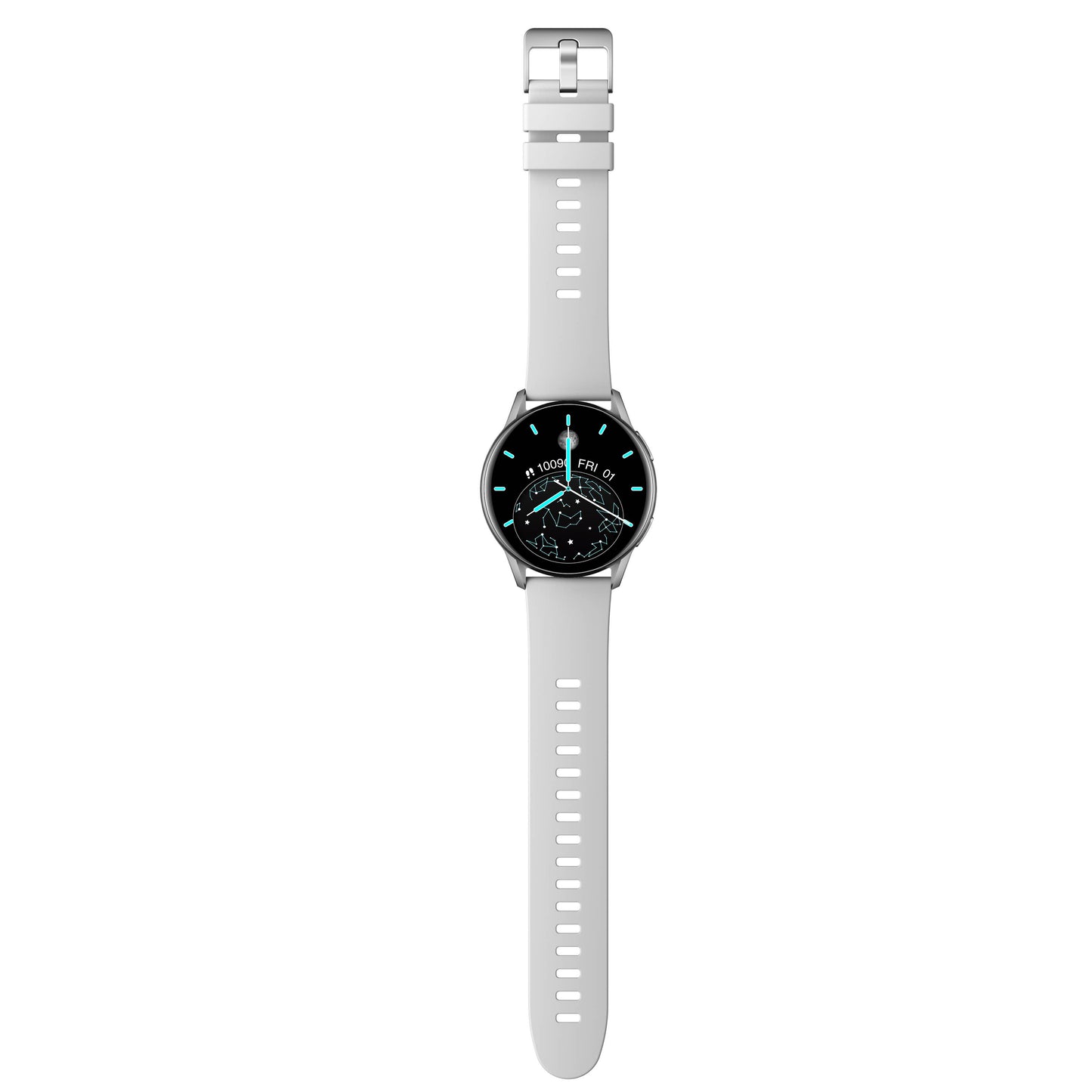 Smart Sport grey silicon watch work w/ Android & Apple phone